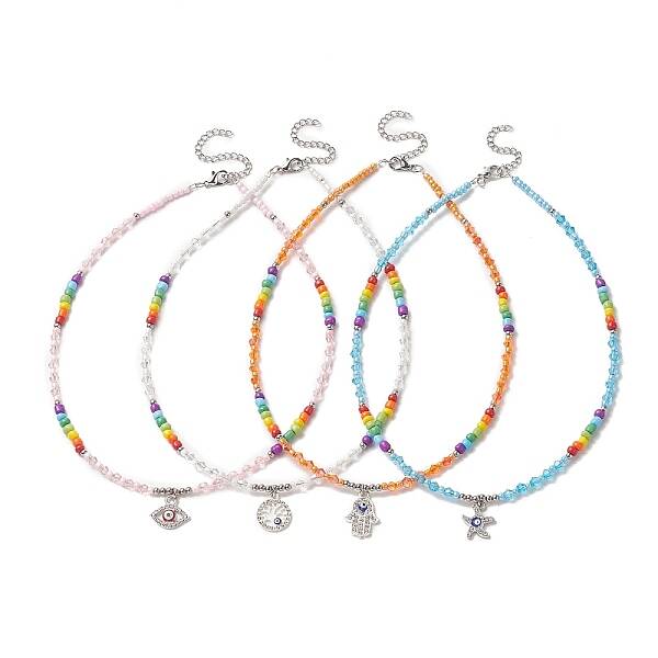 Rhinestone Pendant Necklace