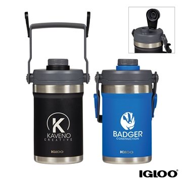 6 Custom Igloo Half Gallon Vacuum Insulated Jug - 36Hr Cooling & ...