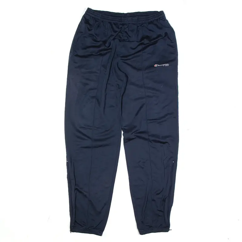 CHAMPION USA Track Pants Blue Regular Skinny Mens L W30 L31