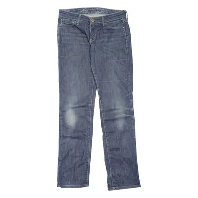 LEVI'S Womens Jeans Blue Regular Straight Stone Wash W26 L32