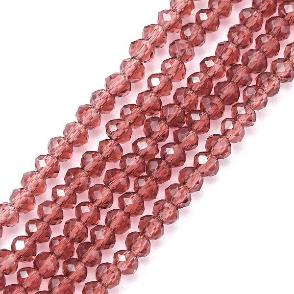 Transparent Glass Beads Strands