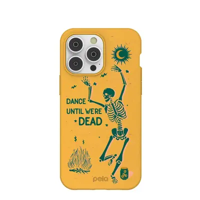 Honey Dancing Skeleton iPhone 14 Pro Max Case