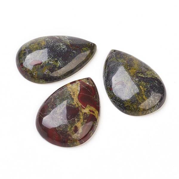 Natural Dragon Blood Stone Pendants