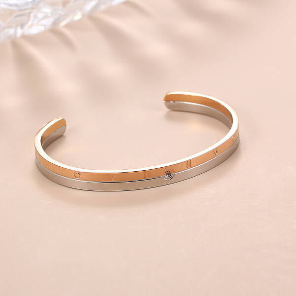 Stainless Steel Cuff Bangles for Women