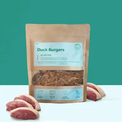 Duck Burgers | Välj storlek: 10x100g