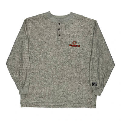 Chicago Bears Nfl Graphic Sweatshirt - XL Grey Cotton Blend | Size: x-large
