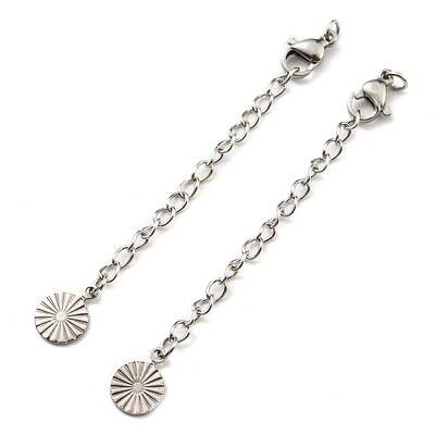 Tarnish Resistant 304 Stainless Steel Curb Chain Extender