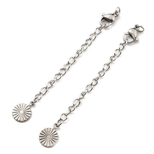 Tarnish Resistant 304 Stainless Steel Curb Chain Extender