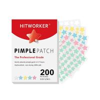 Acne Patch, 200pcs/box Star Pattern Acne Absorbing Cover Patch, Hydrocolloid Facial Acne Patches for Face Zit Patch Acne Dots...