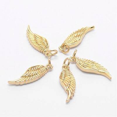 Brass Micro Pave AAA Cubic Zirconia Pendants