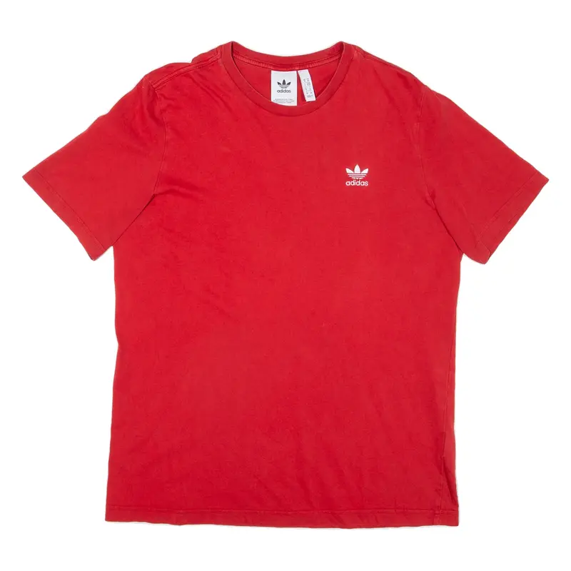 ADIDAS Mens T-Shirt Red M