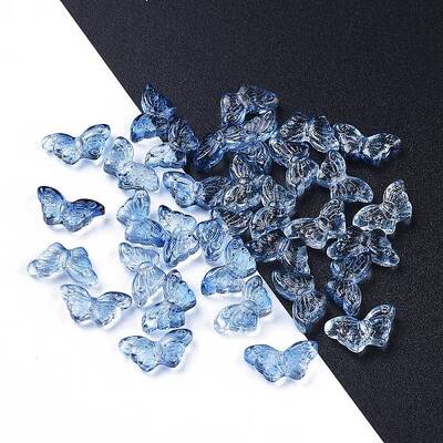 Electroplate Transparent Glass Beads