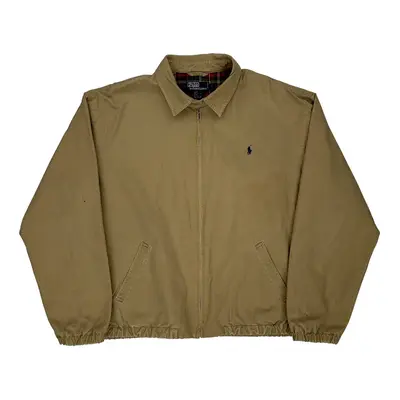 Polo By Ralph Lauren Harrington Jacket - Large Beige Cotton
