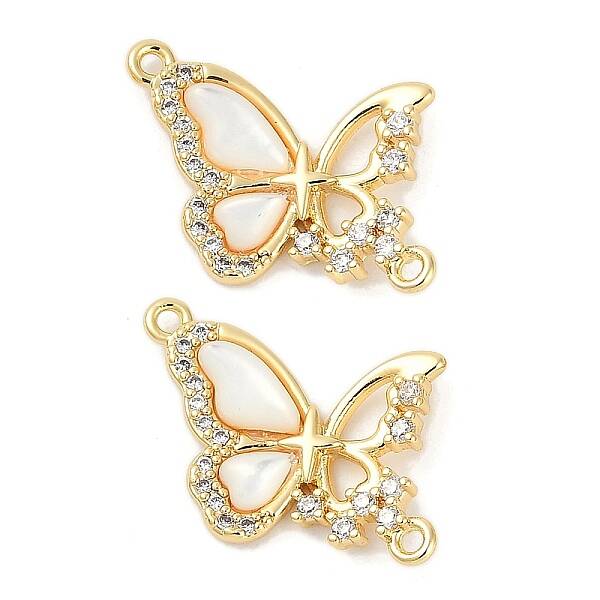 Brass Micro Pave Cubic Zirconia Pendants
