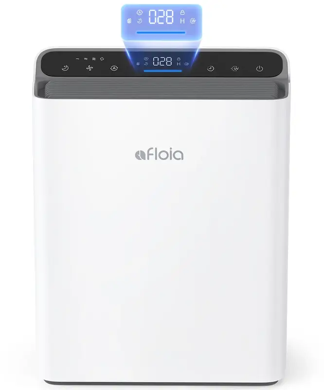 Afloia Air Purifiers for Home Large Room Bedroom Up to 1280Ft² with Laser Air Quality Sensor&Auto Mode, H13 True HEPA Air Pu...