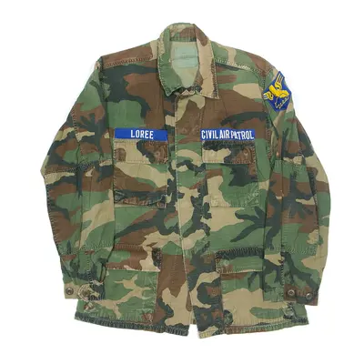 Woodland Army Combat Green Military Jacket S