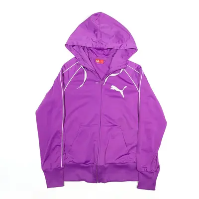 PUMA Track Jacket Purple Womens UK 10