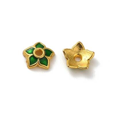 Alloy Enamel Beads Caps