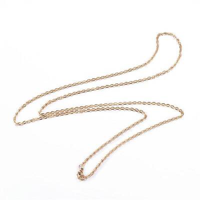 304 Stainless Steel Cable Chain Necklaces