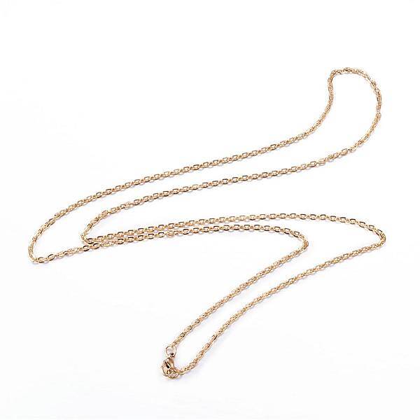 304 Stainless Steel Cable Chain Necklaces