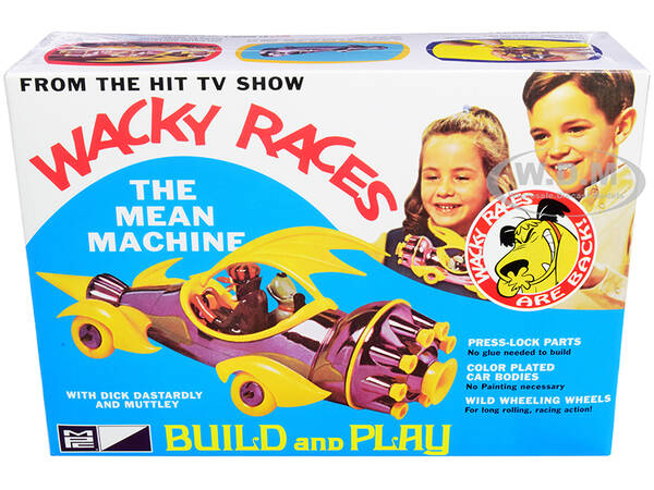 Skill 2 Snap Model Kit The Mean Machine with Dick Dastardly and Muttley Figurines \