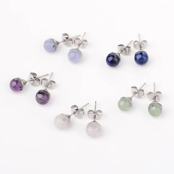 304 Stainless Steel Stud Earring Findings