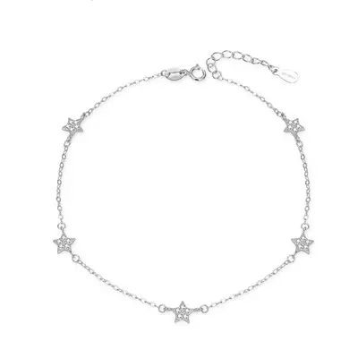 Agato Silver bracelet with sparkling stars AGB768/21