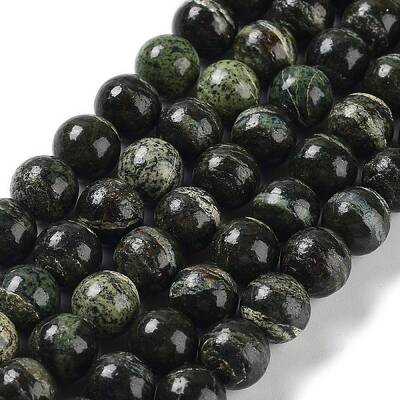 Natural Silver Line Jasper Beads Strands
