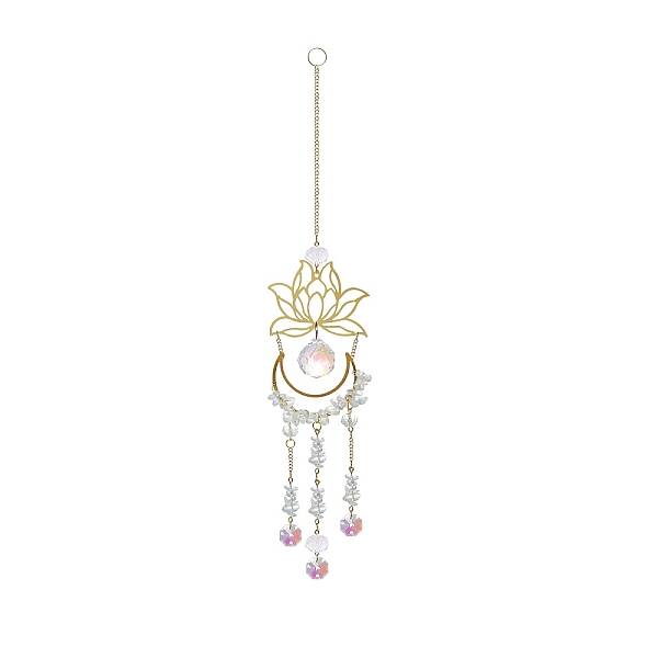 Lotus Glass Suncatchers