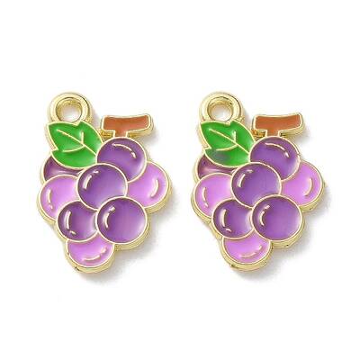 Fruit Alloy Enamel Charms