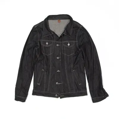 Jacket Black Denim Mens XS