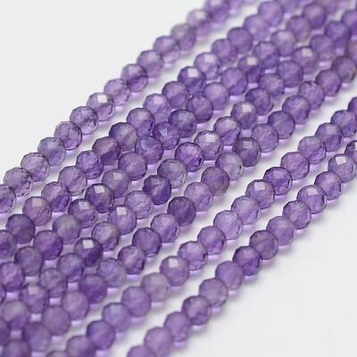 Natural Amethyst Bead Strands