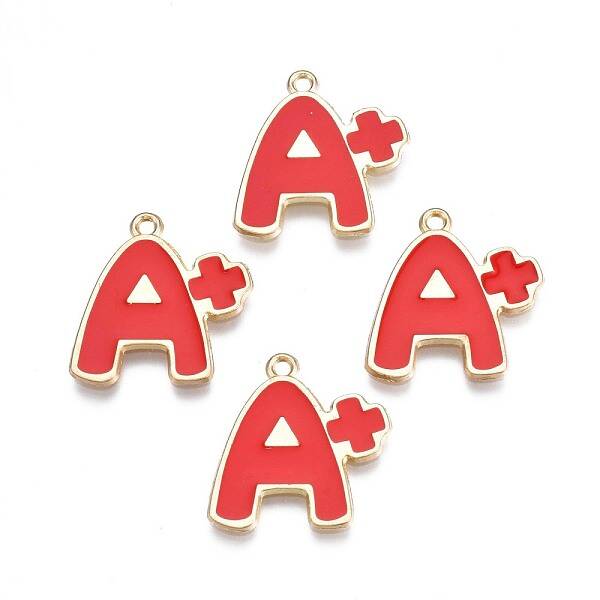 Rack Plating Alloy Enamel Pendants