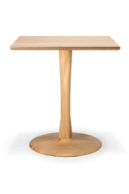 Square Pedestal Dining Table | Ethnicraft Torsion