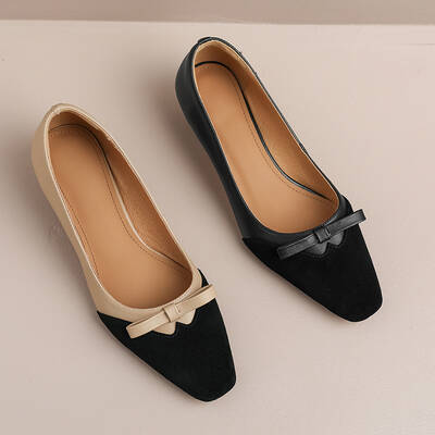 CHIKO Fuensanta Kitten Heels Bow Pumps