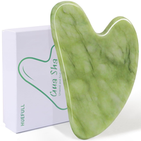 Huefull Gua Sha Facial Tool for Face and Body Skincare Massager Gift Jade
