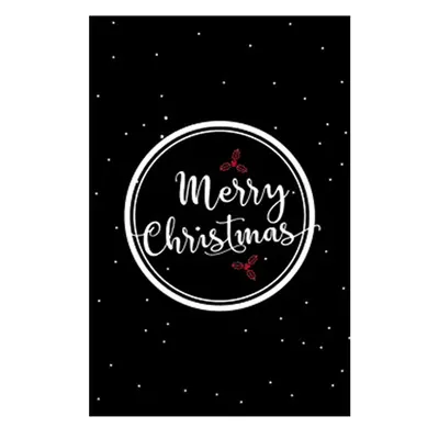 Memory Holiday Card™ - Black-Merry Christmas Red
