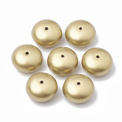 Spray Painted Acrylic Beads