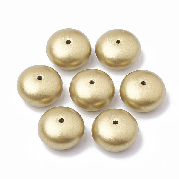 Spray Painted Acrylic Beads