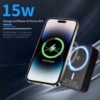 MagSafe 10000 mAh magnetic wireless charger, fast charging compatible with all iPhone series, fast charging, mobile power ban...