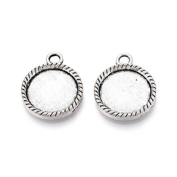 Tibetan Style Alloy Pendant Cabochon Settings