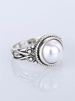 Fashion Faux Pearl Decorated Ring, Fashion Jewelry for Party, Daily Clothing Decor, Trendy All-match & Exquisite Jewelry for ...
