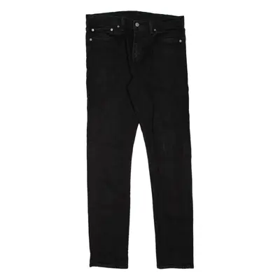 LEVI'S 510 Jeans Mens Black Slim Skinny W34 L34