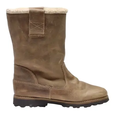 TIMBERLAND Ankle Boots Brown Leather Womens UK 4