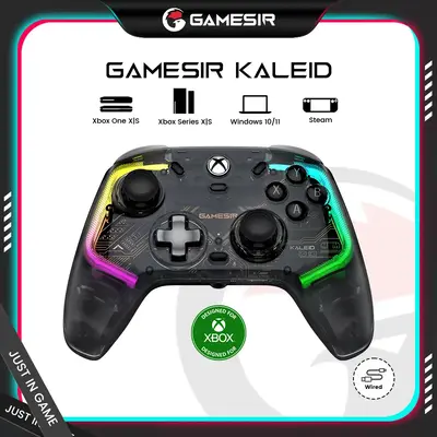GameSir Kaleid Wired RGB Controller for Xbox Series X|S, Xbox One, Windows 10/11 & Steam Ultimate Anti-Drift Gamepad with Pre...