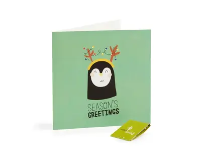 Recycled Christmas Cards - Cute Animal Cards (FSC 100%) | Style: Reindeer