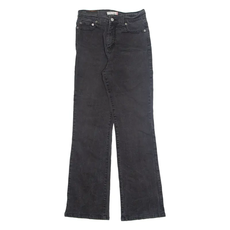 LEVI'S 512 Womens Jeans Grey Slim Bootcut Stone Wash W26 L31