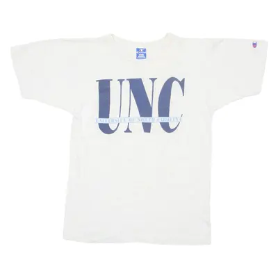 CHAMPION University Of North Carolina Mens T-Shirt Grey USA M
