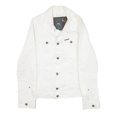 G-STAR Denim Jacket White Mens XS