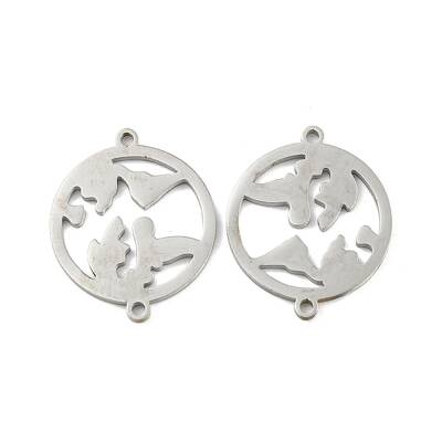 Non-Tarnish 304 Stainless Steel Connector Charms